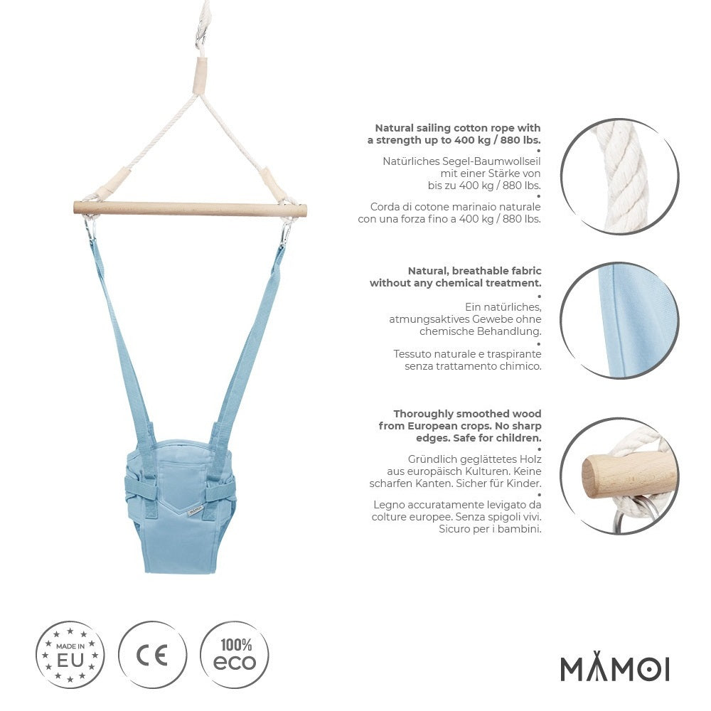 MAMOI® Sauteur suspendus pour bebe â partir de 6 mois, Jumperoo balancoire interieur, Sièges balançoire de porte, Transat balancelle, Baby bouncer et jolly jumper, Door swing-2